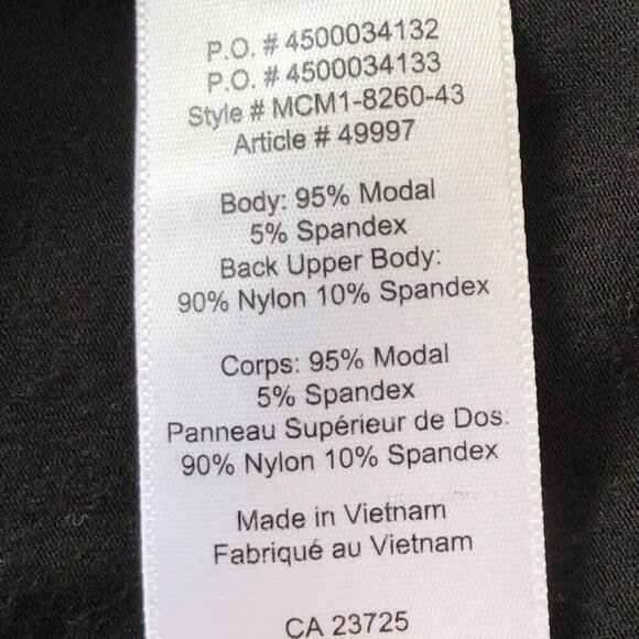 ARITZIA's BABATON Lace Back BodyCon Midi Black, Modal Jersey Long Sleeve US L - Picture 15 of 16